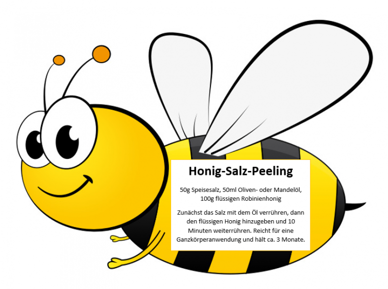 Honig-Salz-Peeling
